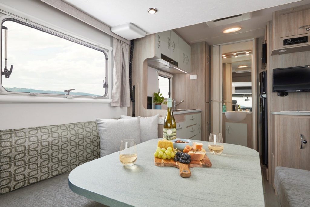 Let's Go Voyager Deluxe Motorhome with luxury, spacious living interior