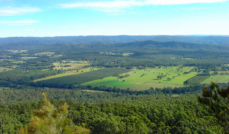 View over Orara Valley, Sherwood Nature Reserve