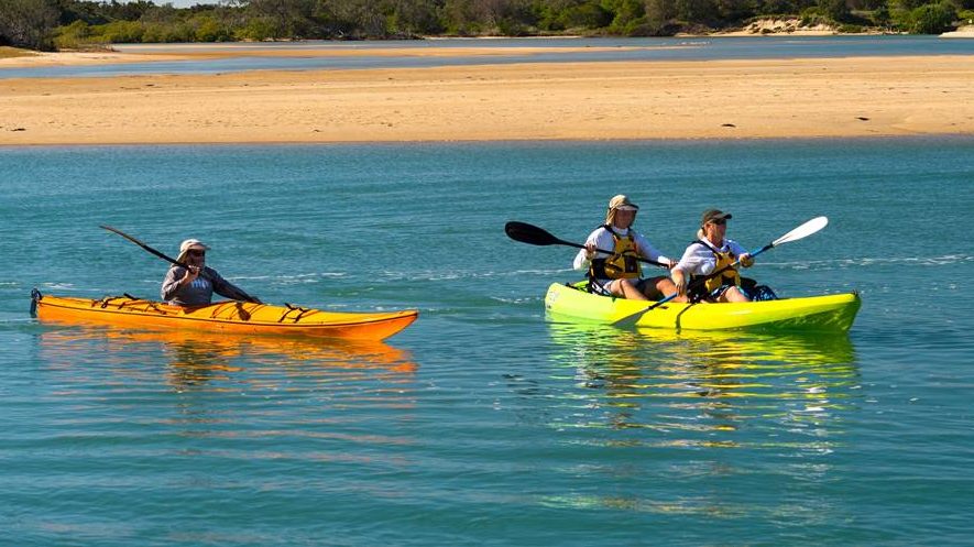 Kayaking at Red Rock Estuary