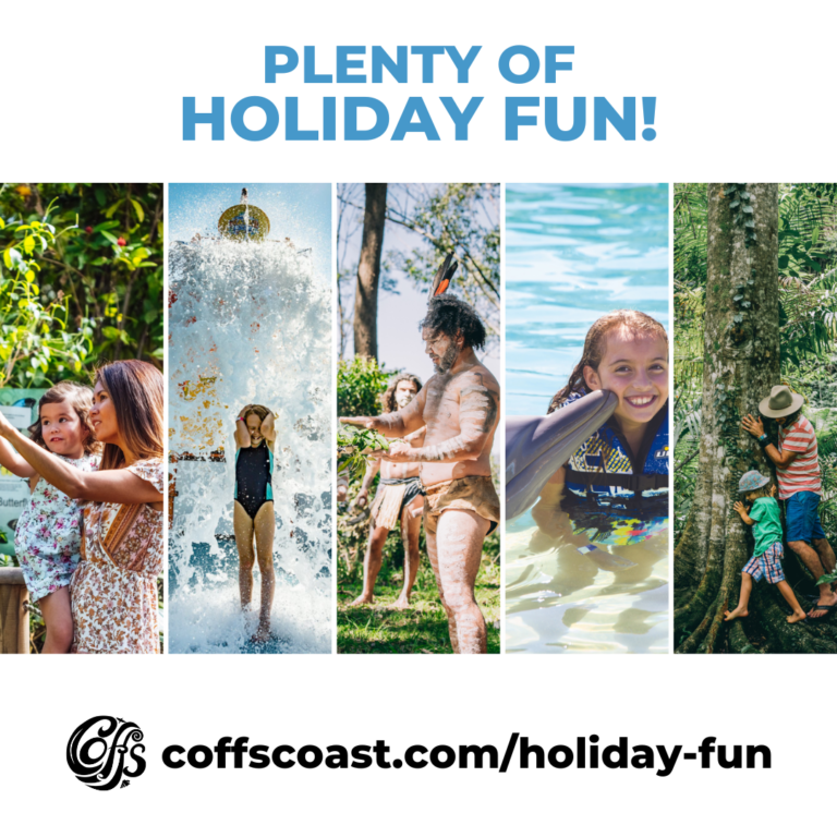 Coffs Coast Holiday Fun! Socials post