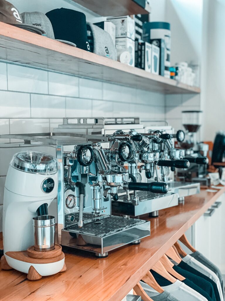 coffee machines and grinders