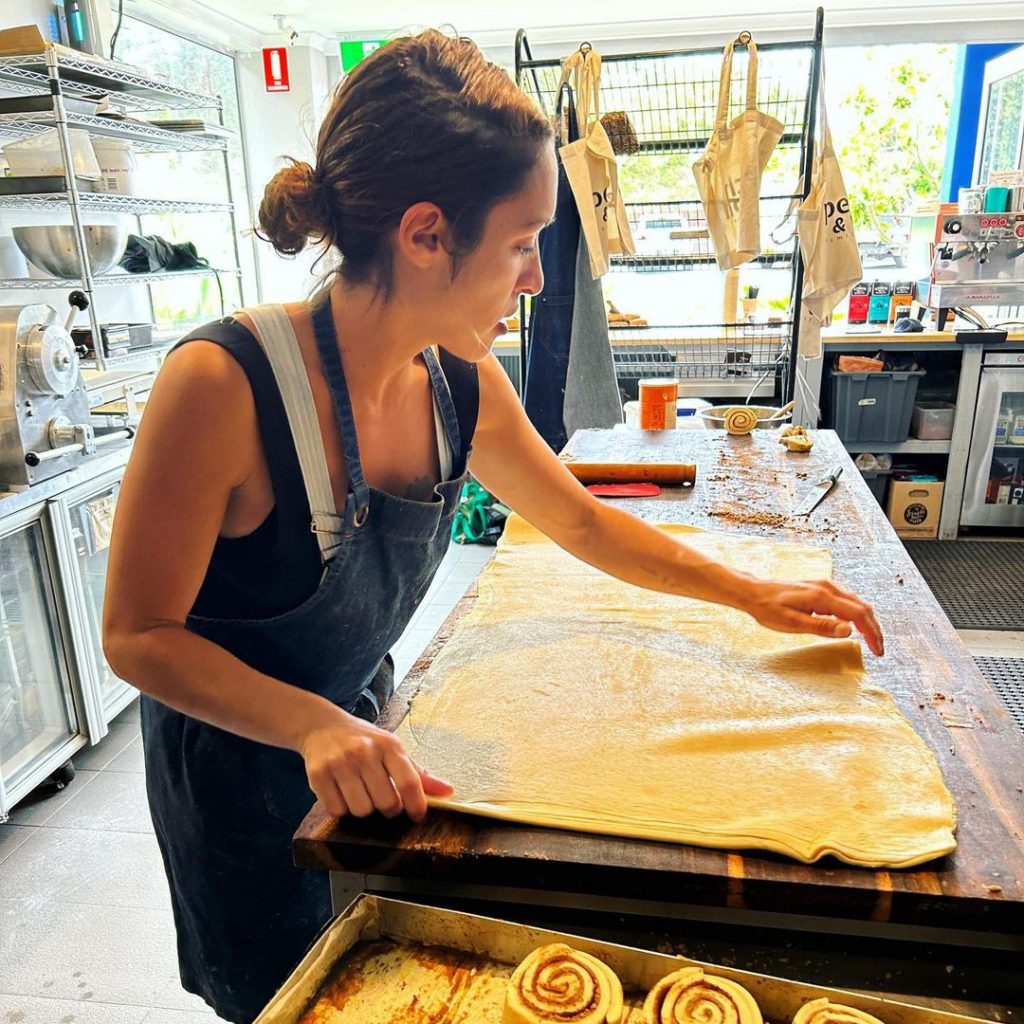 Laura is the owner and head baker at Peach & Wolf