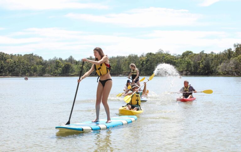 Kayaking and Stand Up PAddle Boarding with C-Change Adventures in Coffs Harbour