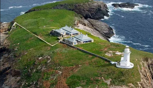 Birds Eye View Of The Historic Buildings On South Solitary Island