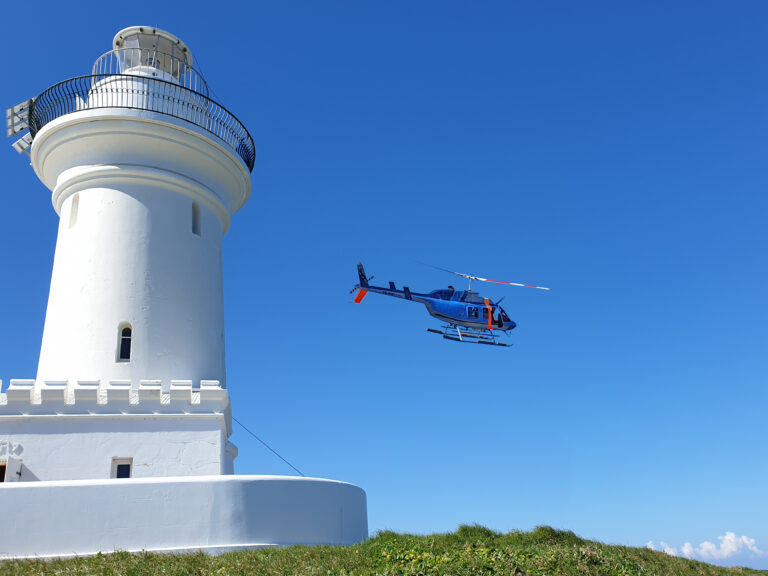 Precision Helicopters Landing On South Solitary Island