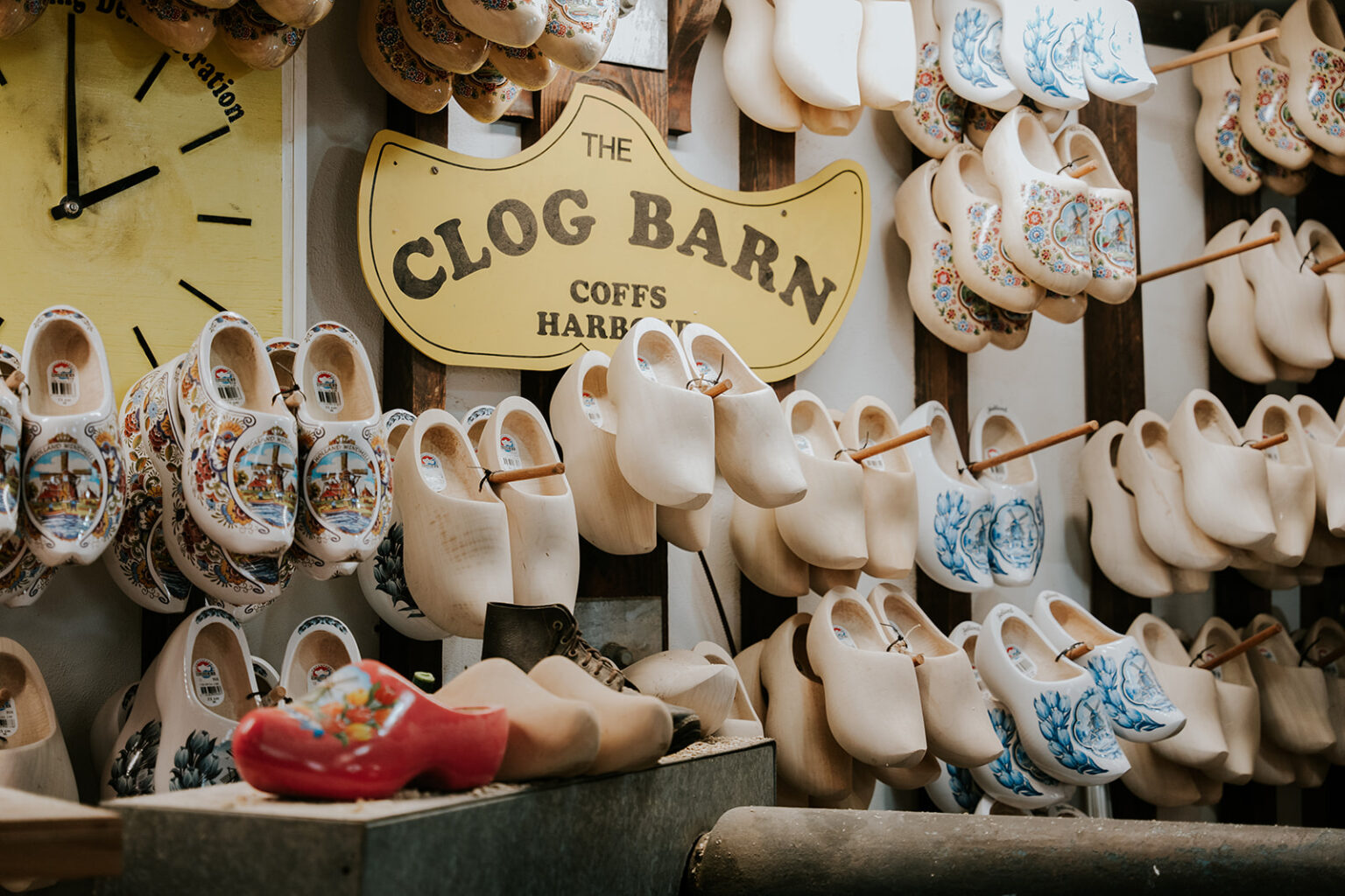 Make Sure You Grab A Selfie In The Giant Clogs
