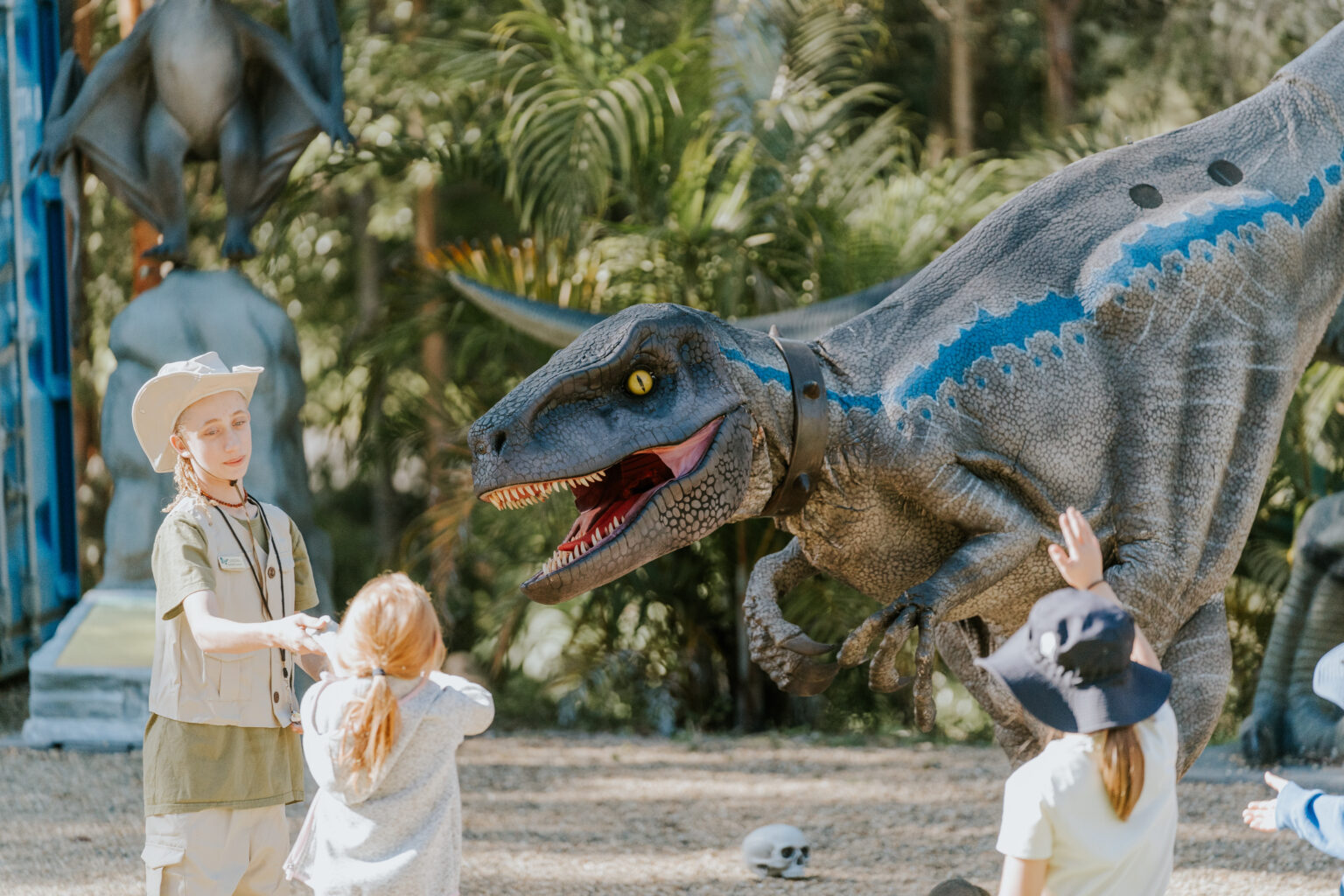 Get Up Close And Personal To The Life-Sized Dinosaurs