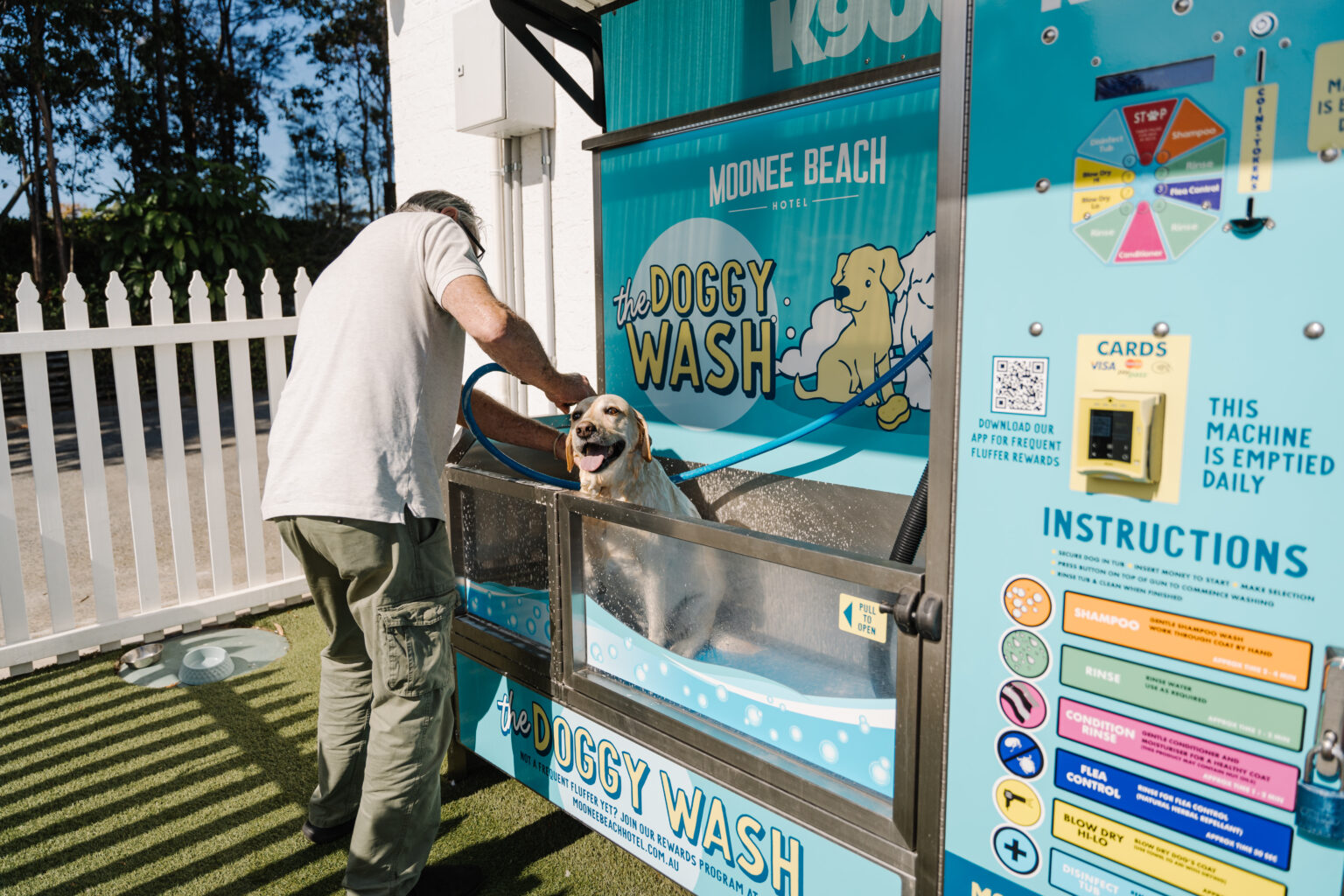 DIY Dog Wash At Moonee Beach Hotel