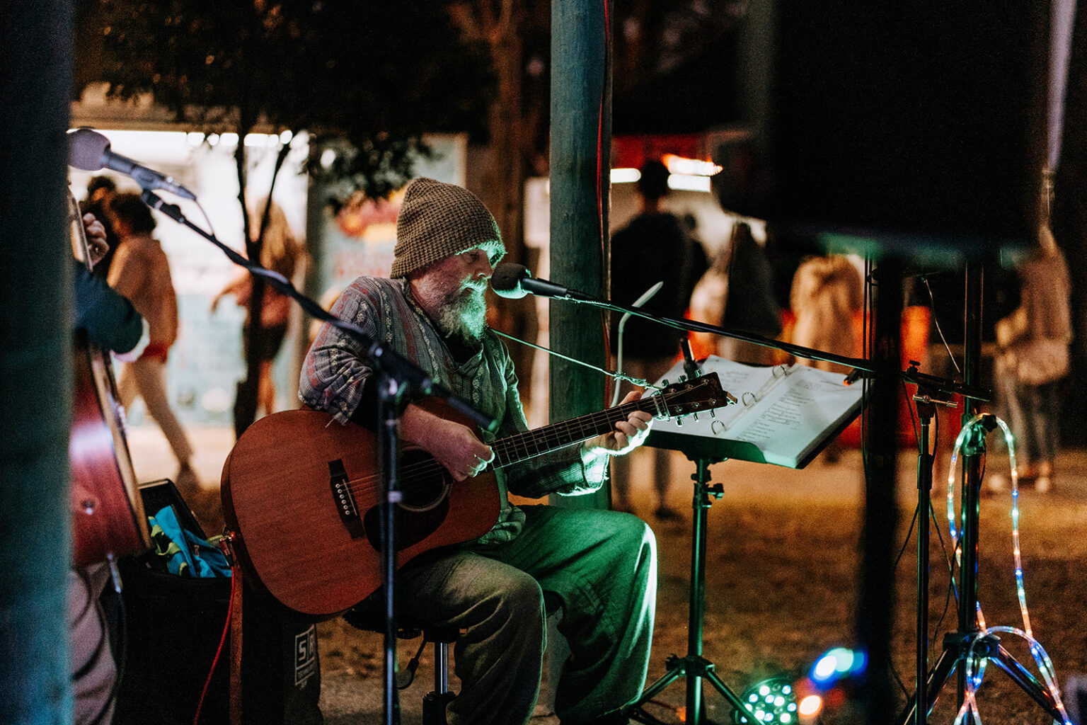 Live music at the Twilight Food Markets
