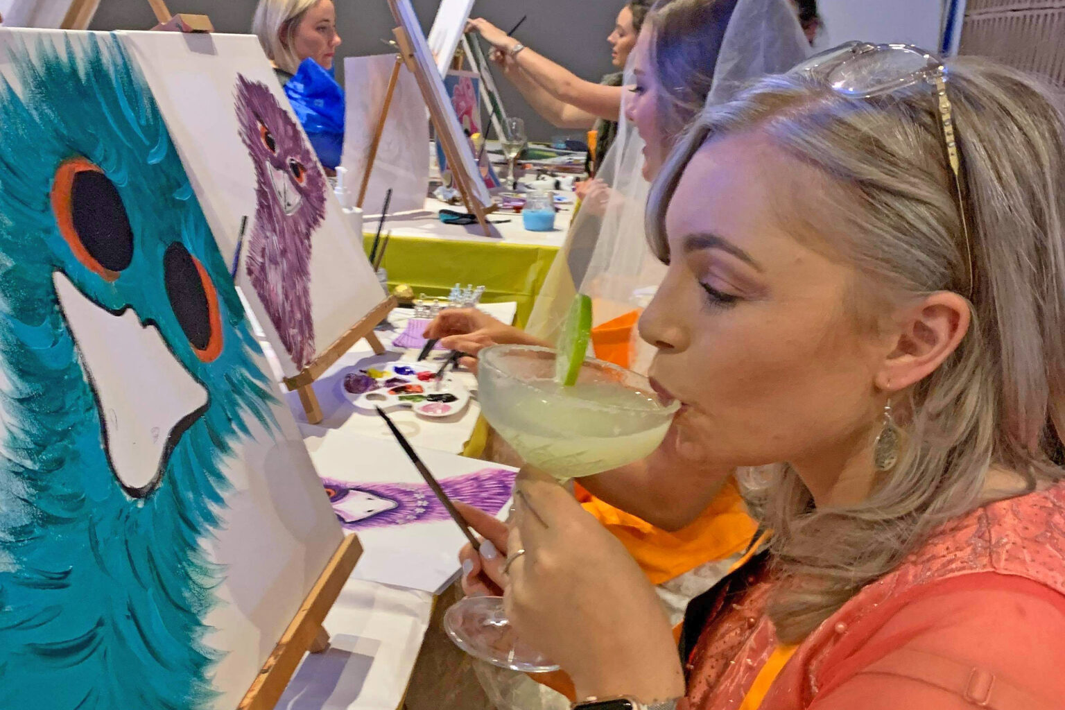 Paint and sip class