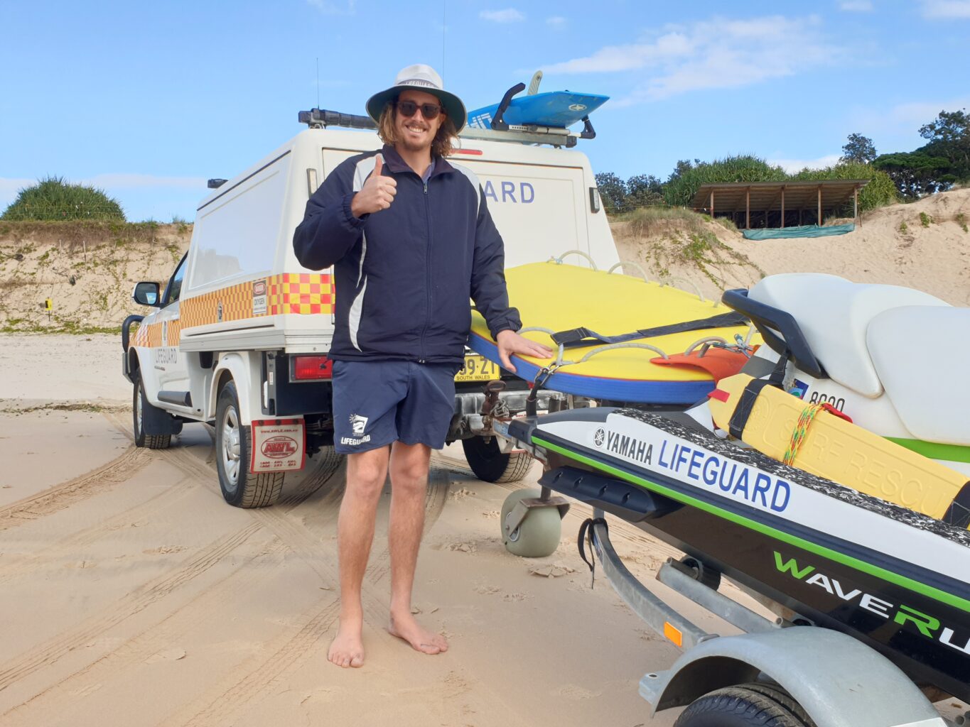 Make sure you say hello to Daley if you see him keeping our beaches safe