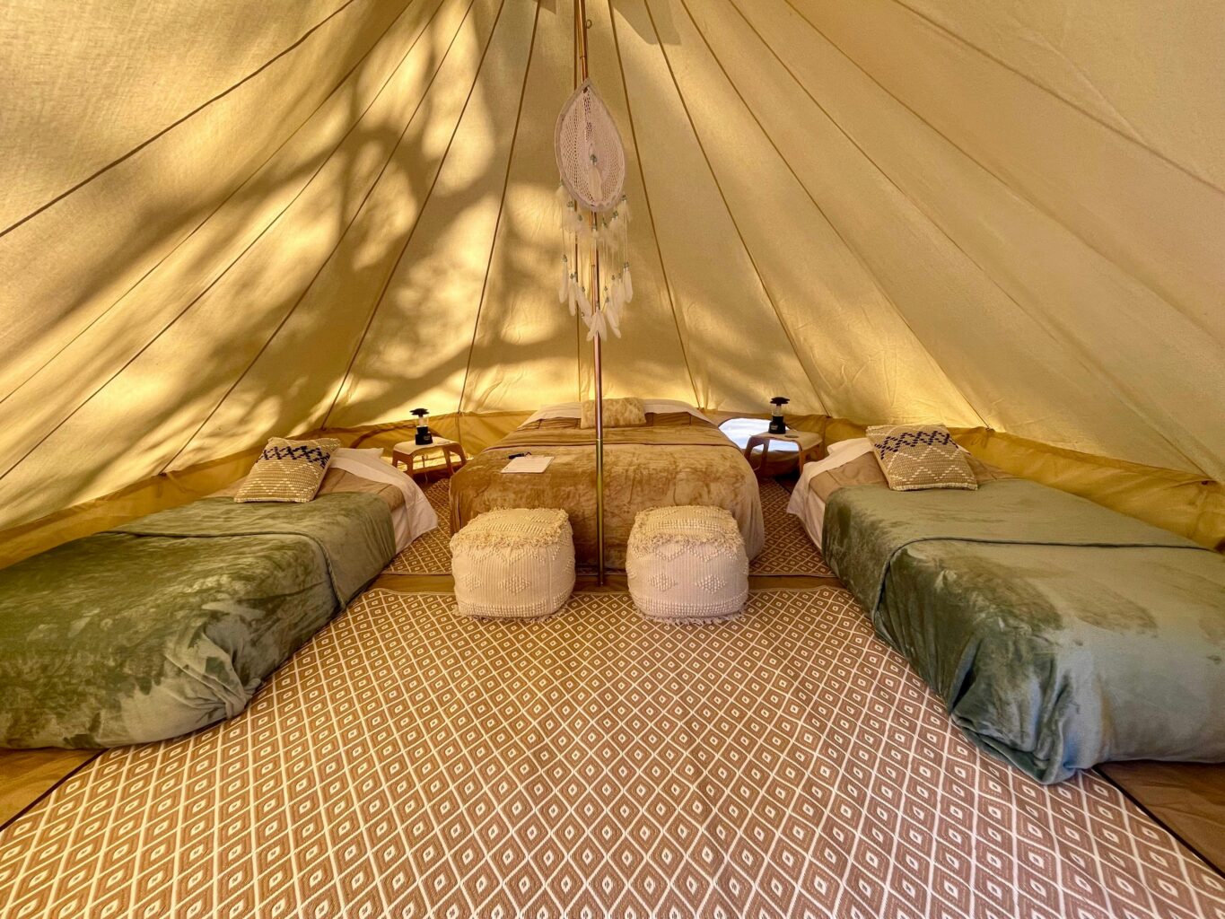 Bell tent hire for events