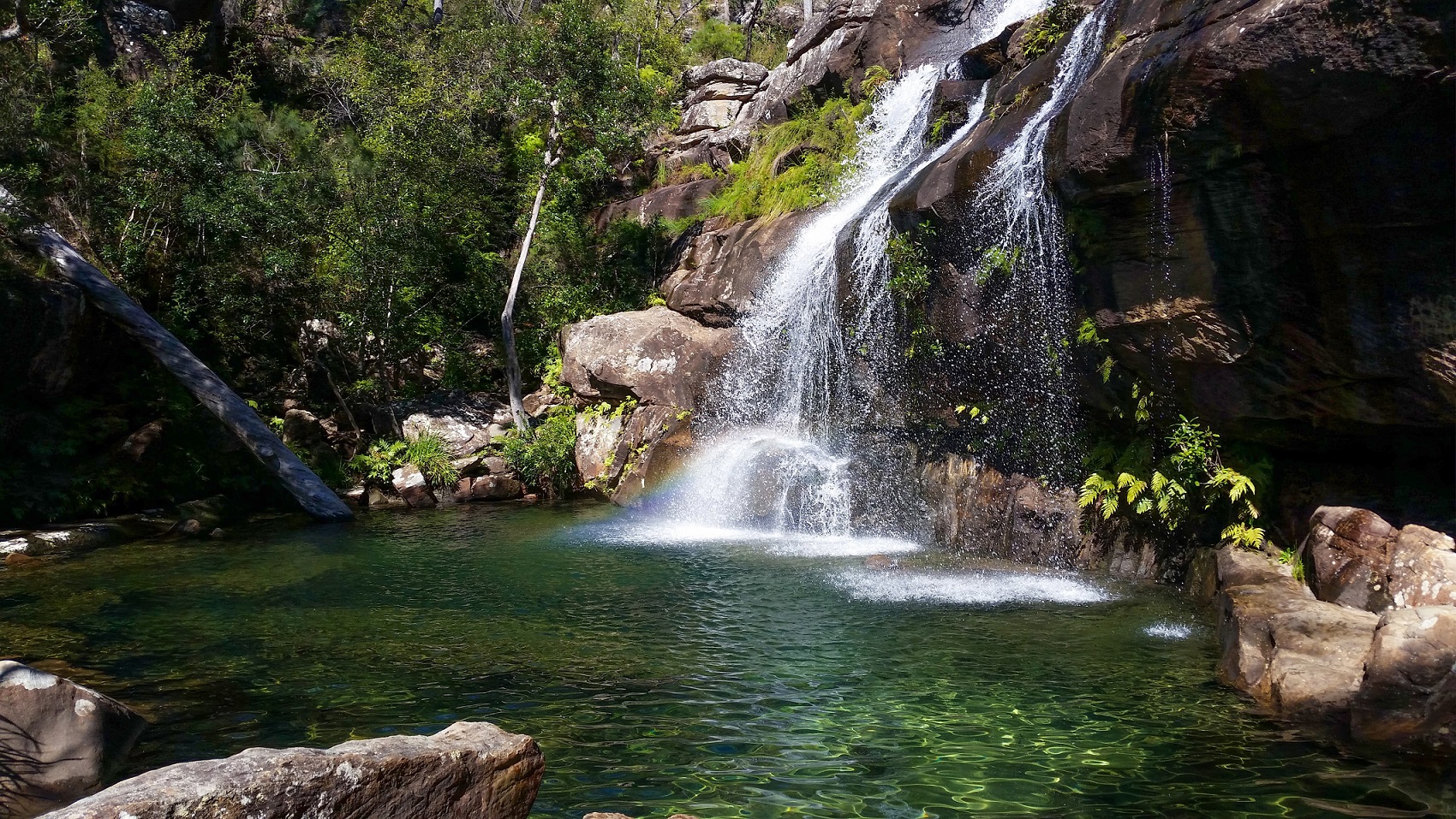 Take A Walk To Discover Scout Falls And The Waterhole Below